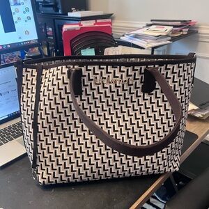 lululemon athletica Black, Brown and Cream Tote Bag